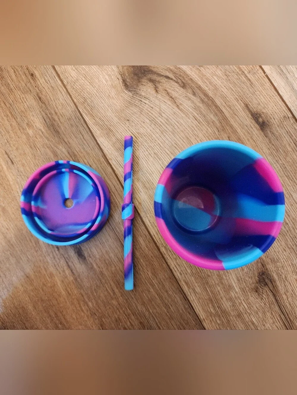 Silipint - 8oz Silicone Tumbler with Straw and Lid – NEW